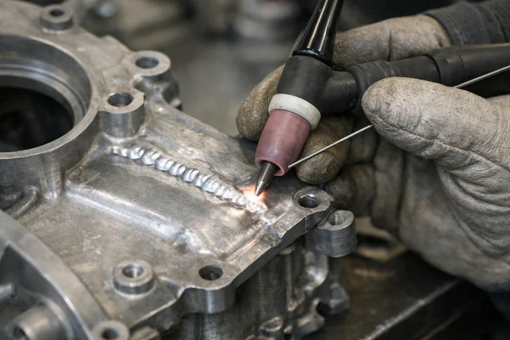 Aluminium Engine Casing Welding repair london