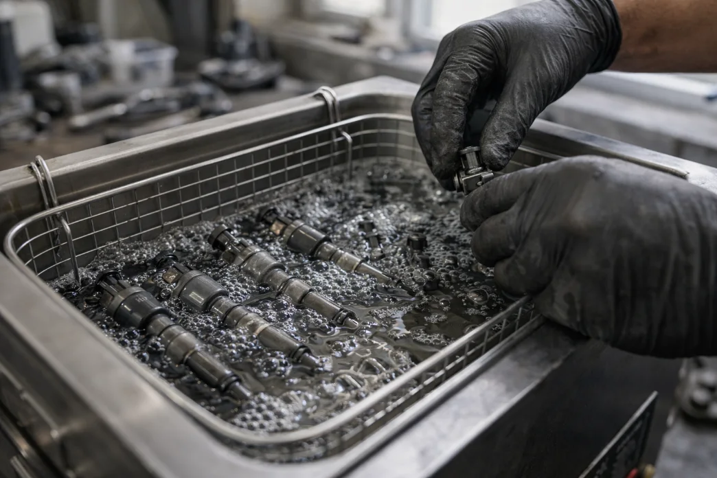 Fuel Injector ultrasonice cleaning service England uk