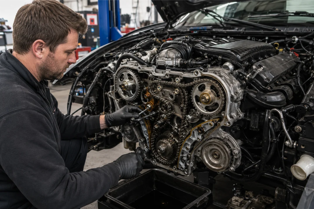 Aston Martin timing chain and timing belt repair in Essex