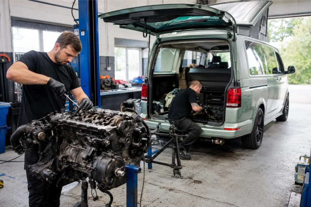 Volkswagen Transporter campervan engine rebuild in Crawley