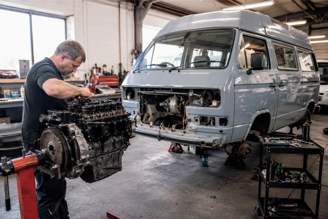 Bentley engine rebuild in a specialist workshop in Luton