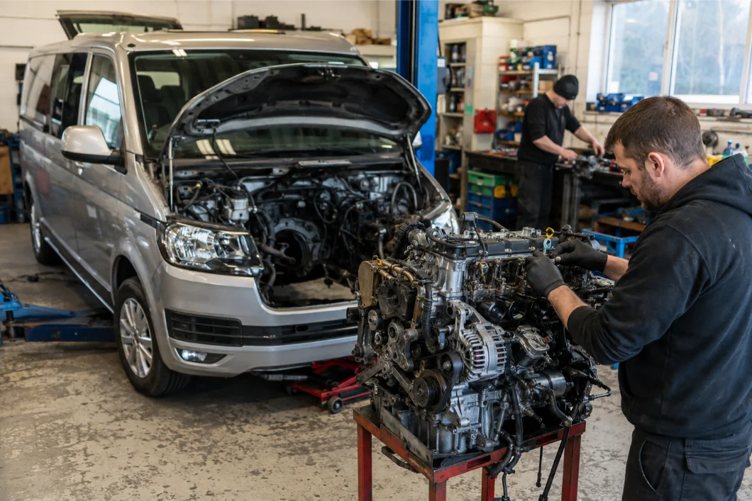 Volkswagen Transporter campervan engine rebuild in Oxford