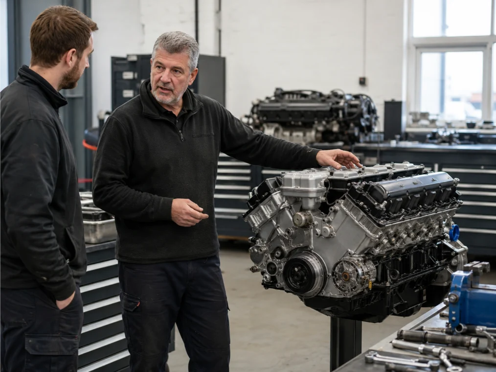 Rolls-Royce engine specialists carrying out professional engine assessment in Nottingham