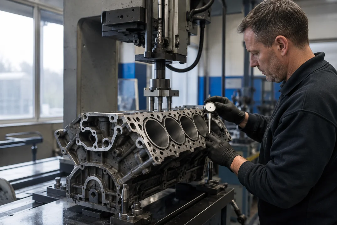 BMW engine block machining and specialist engineering services in Swindon