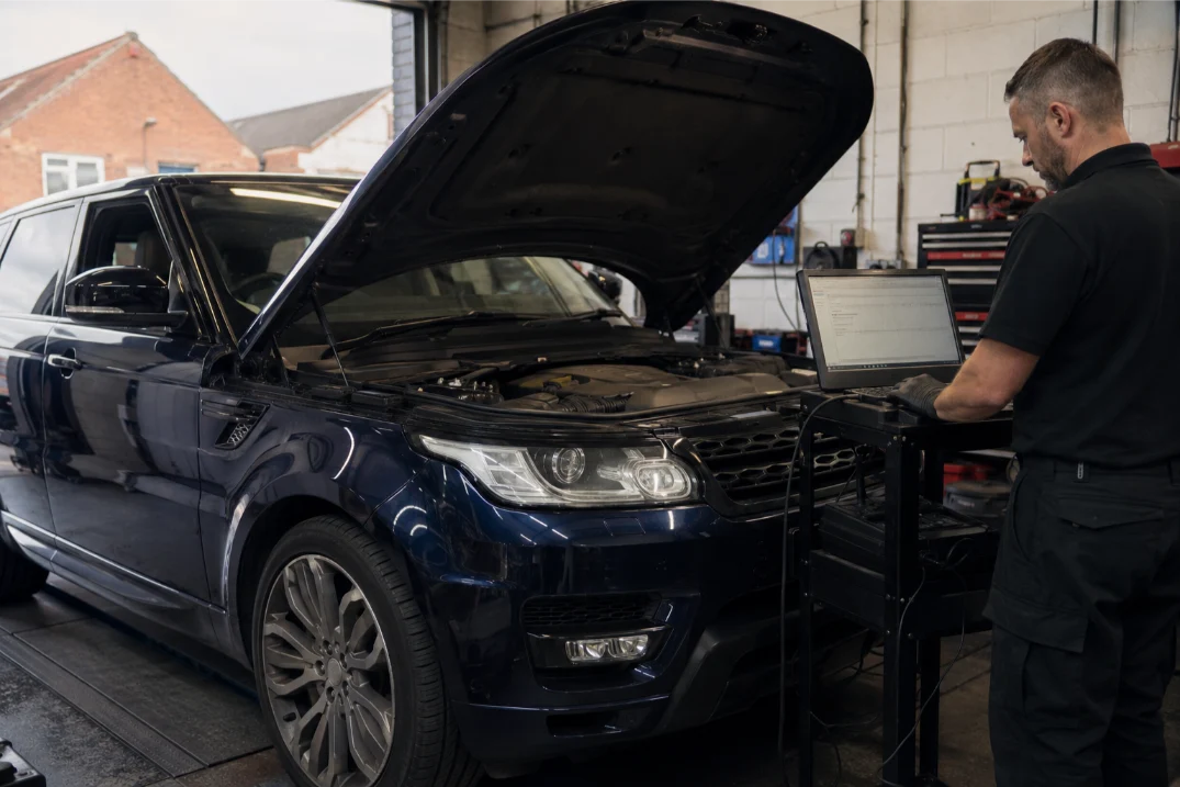 Range Rover engine diagnostics and fault assessment in Coventry