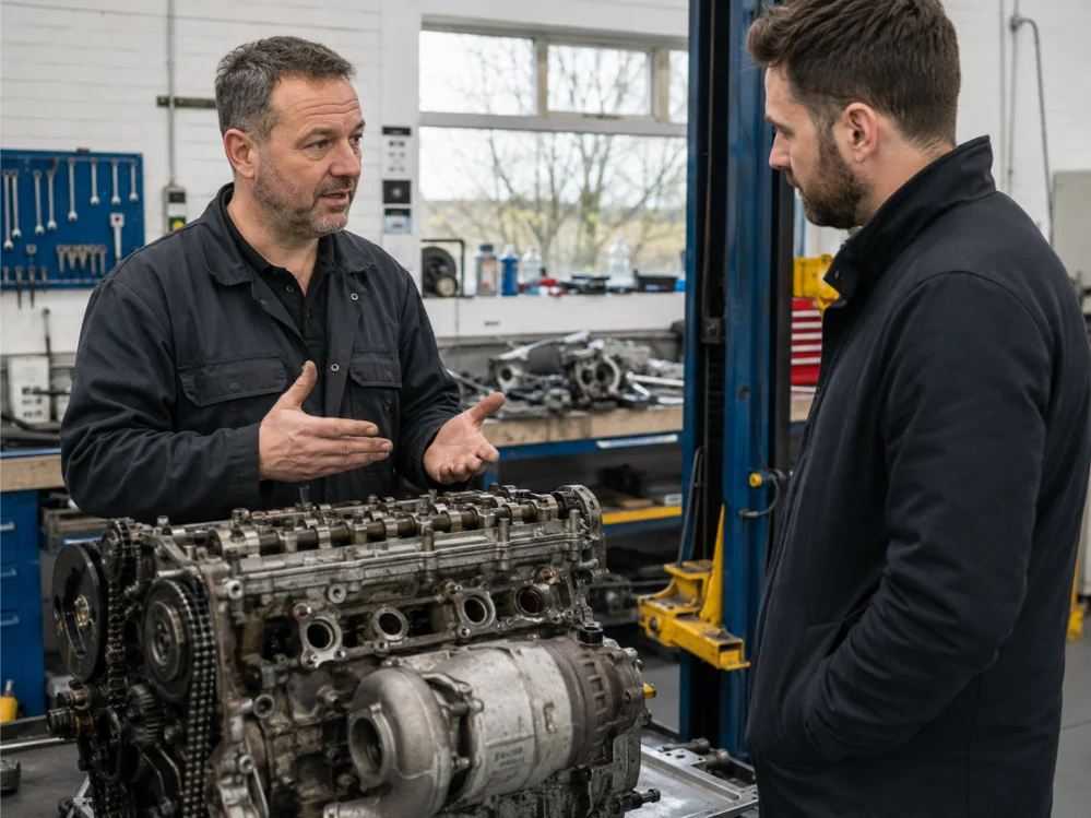 Mercedes engine block machining and specialist engineering services in Oxford