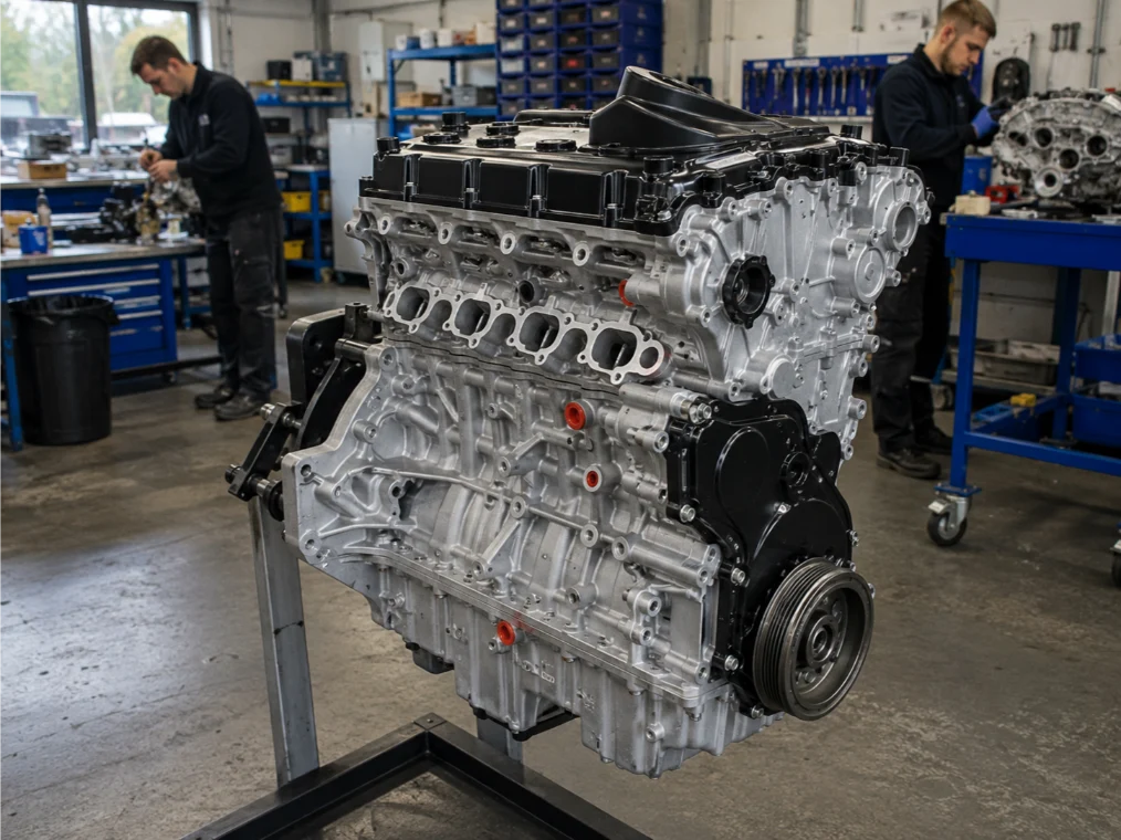 BMW engine undergoing rebuild and reconditioning in Nottingham