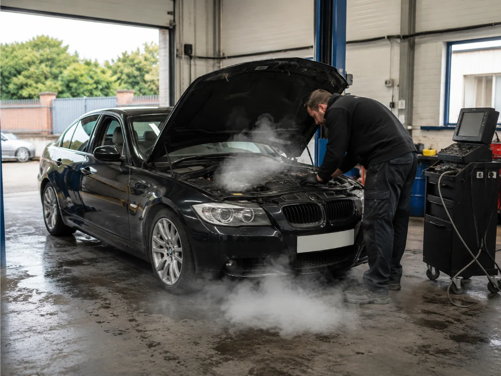 BMW engine diagnostics and warning signs assessment in Bristol