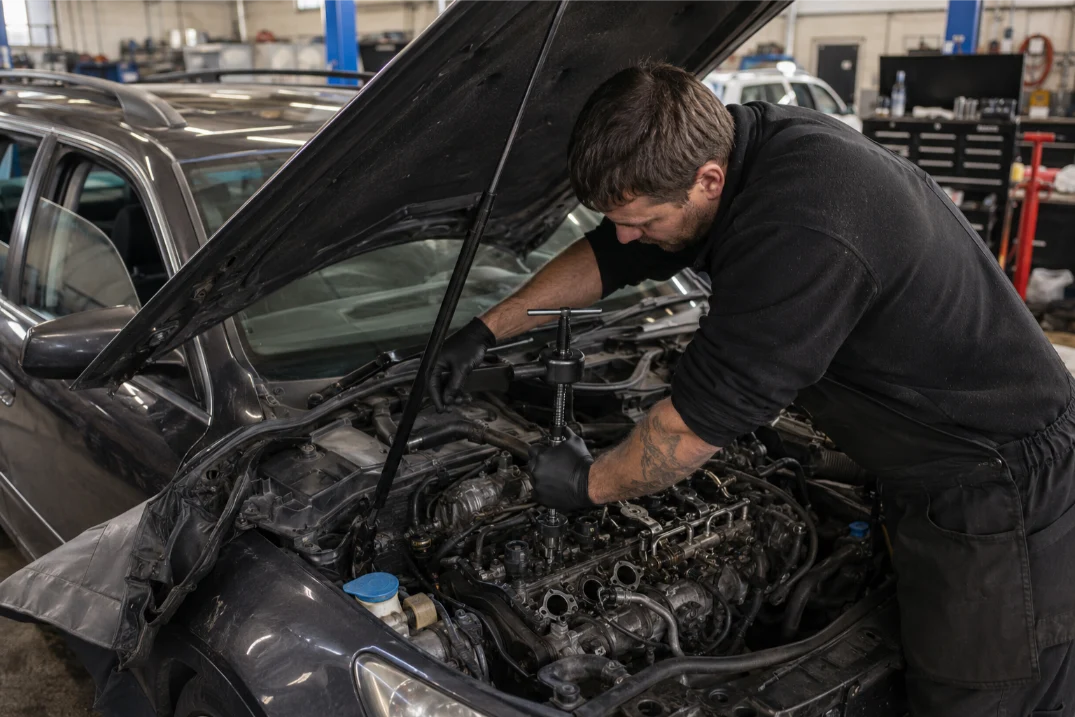 Porsche Macan timing chain and timing belt repair in Coventry