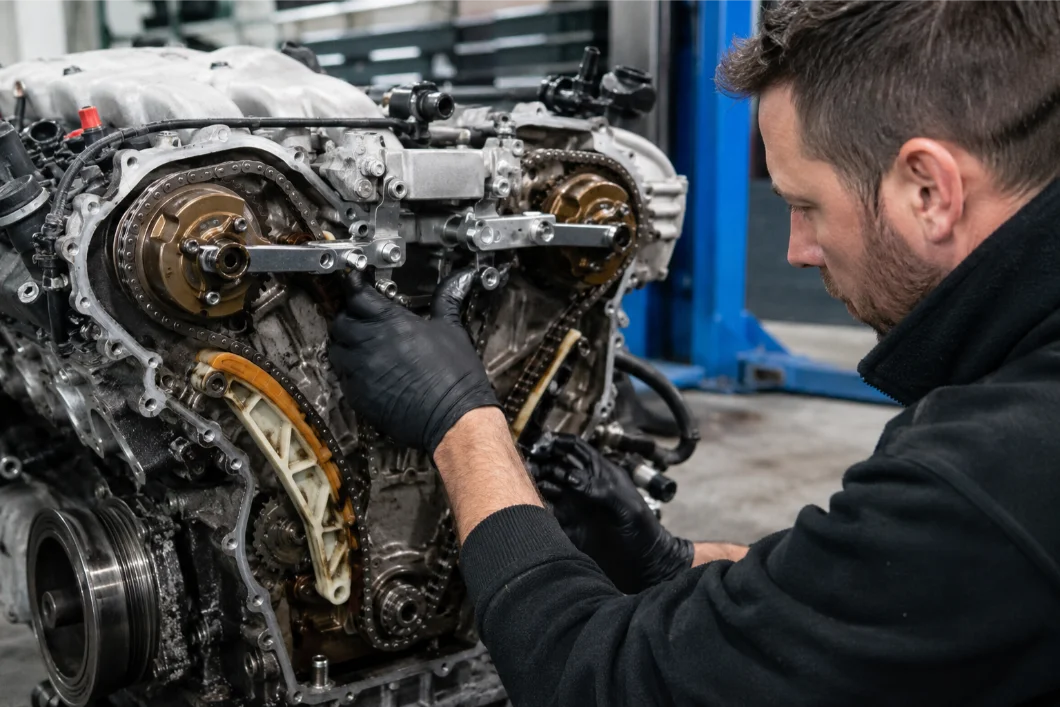 Jaguar timing chain and timing belt repair in Luton