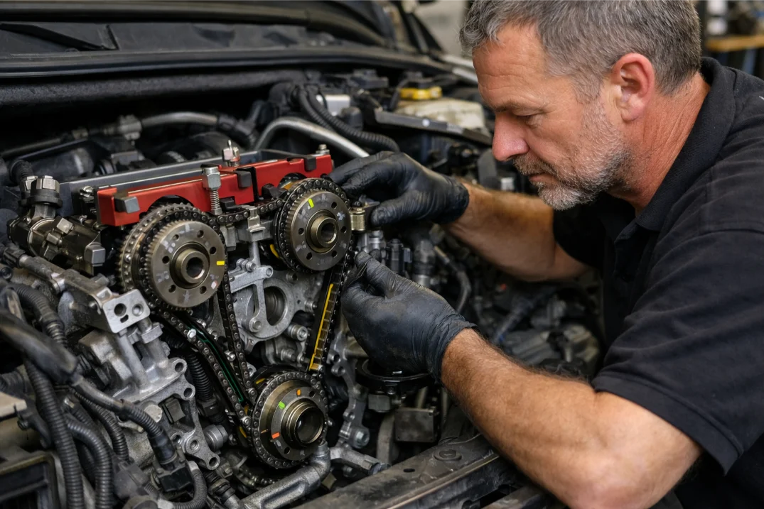 Range Rover timing chain and timing belt repair in Swindon