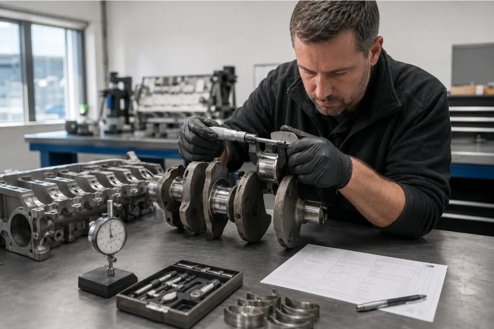 Audi Engine Component Measurement Luxury Rebuild UK