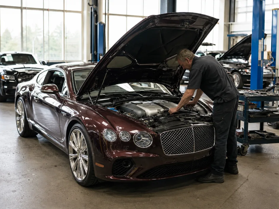 Bentley Continental GT Luxury Engine Repair UK workshop