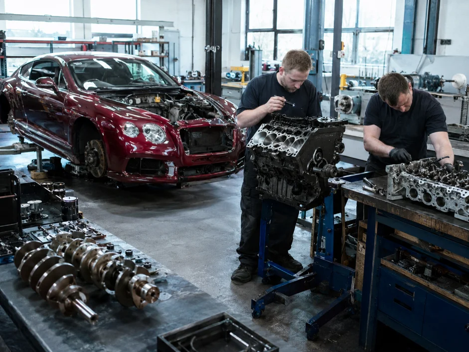 Bentley Engine Machining Rebuild Workshop UK