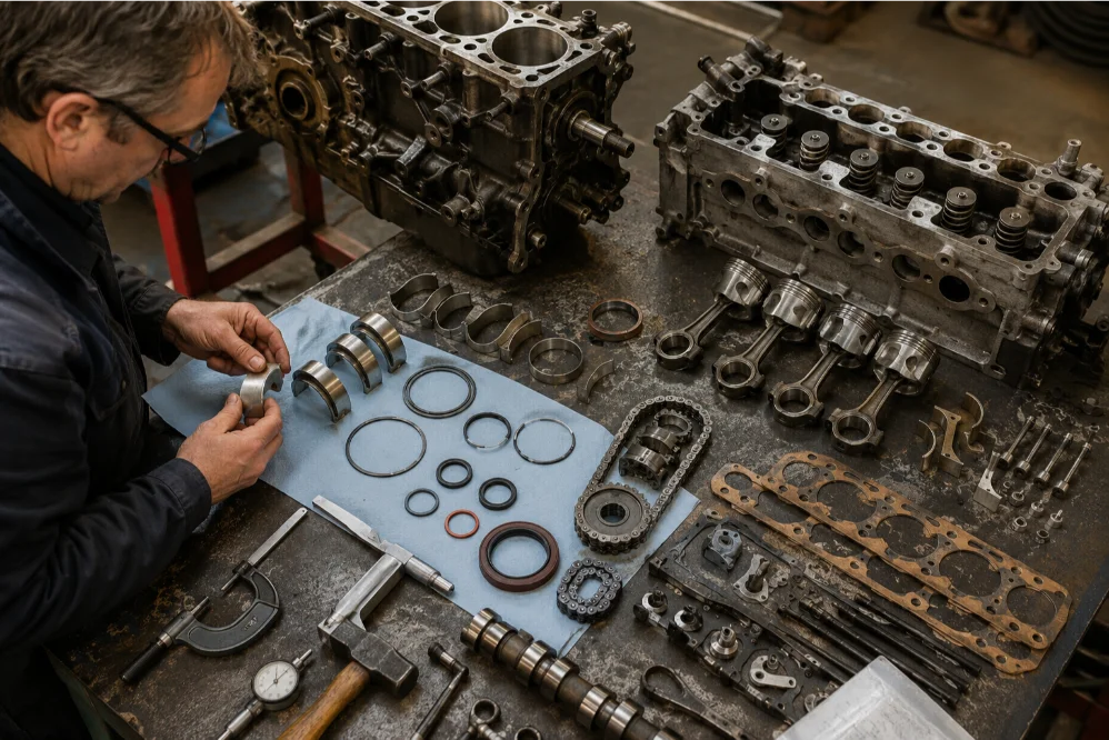 Classic Car Engine Worn Component replacement UK