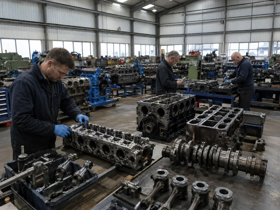 Commercial Engine Rebuild Specialists Teamwork Manchester United Kingdom