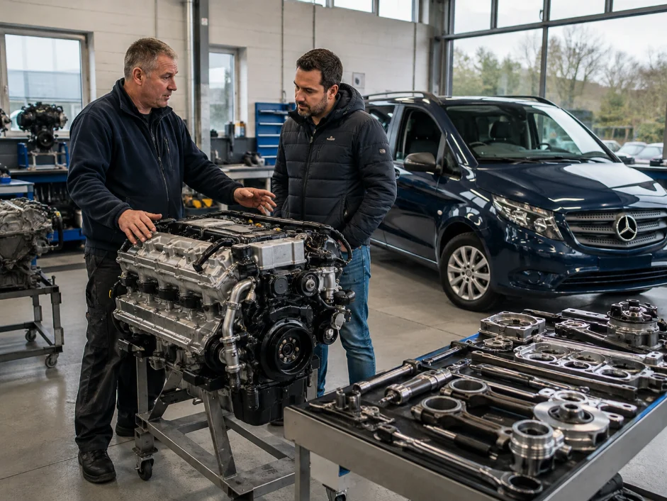 Mercedes Vito Commercial Vehicle Engine Rebuild and reconditioning Consultation in Birmingham