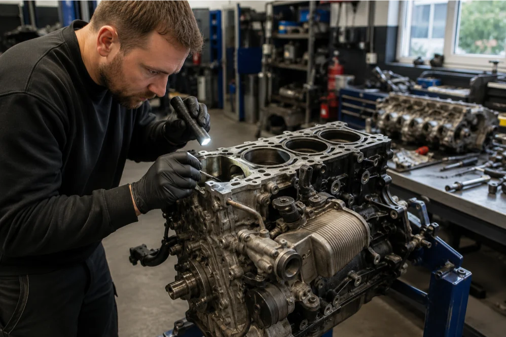 Comprehensive Engine Inspection Mercedes Engine UK