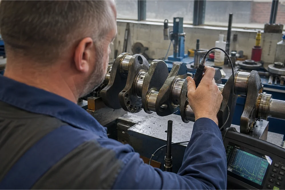 Crankshaft Crack Detection Testing UK