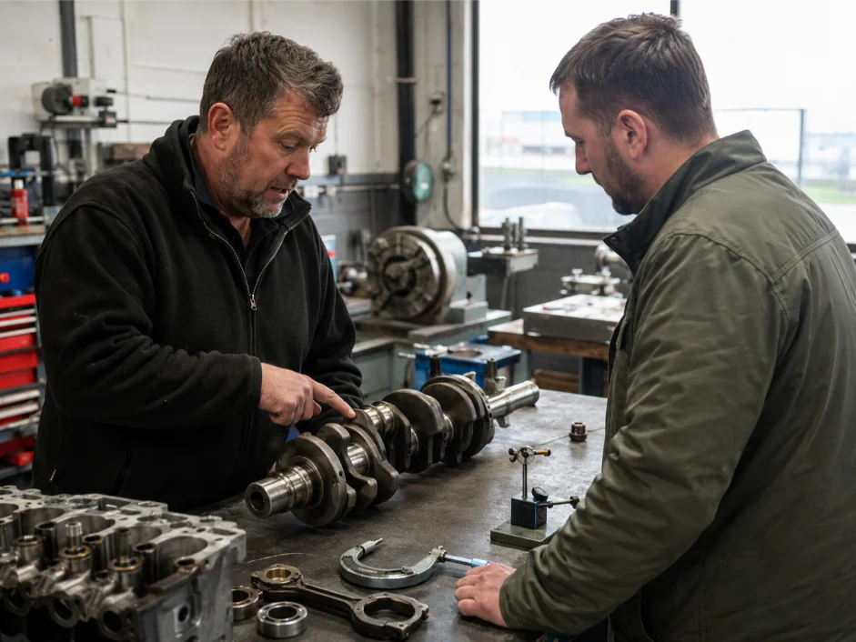 Crankshaft Engine Repair Consultation UK