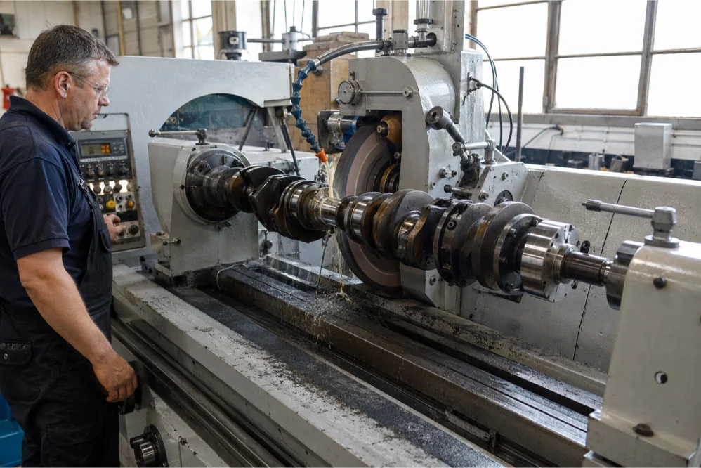 Crankshaft Journal Grinding Machining UK