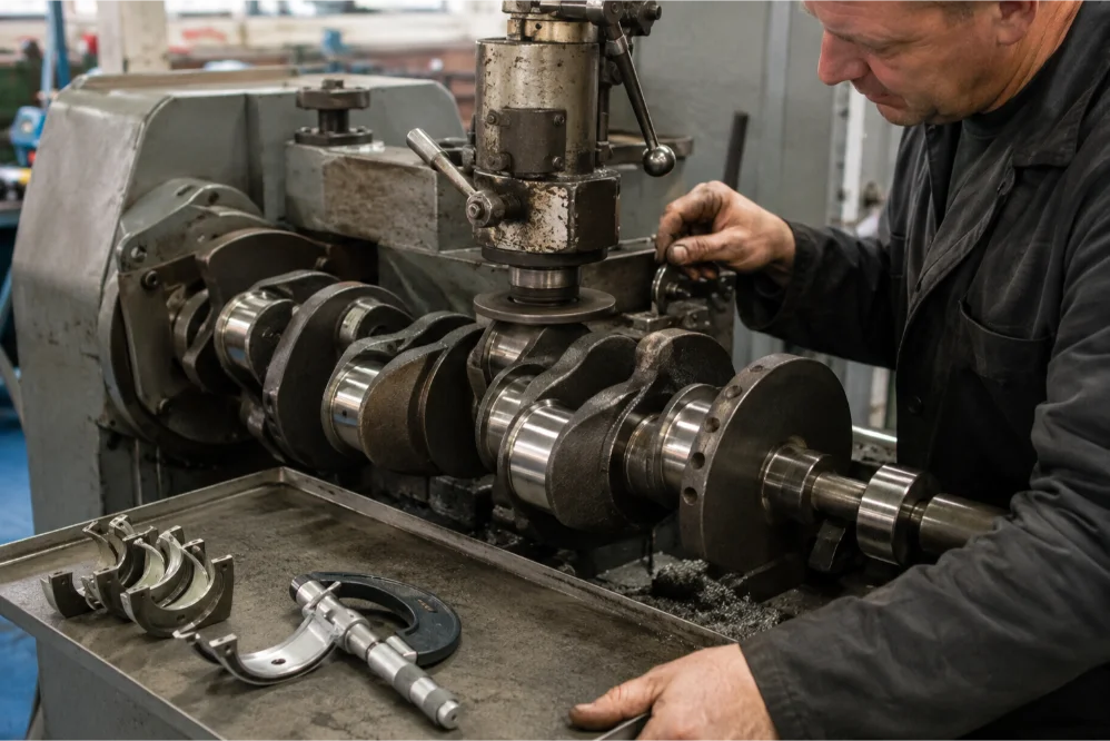 Crankshaft Journal Polishing Service UK