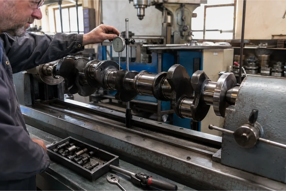 Crankshaft Straightness Runout Check UK