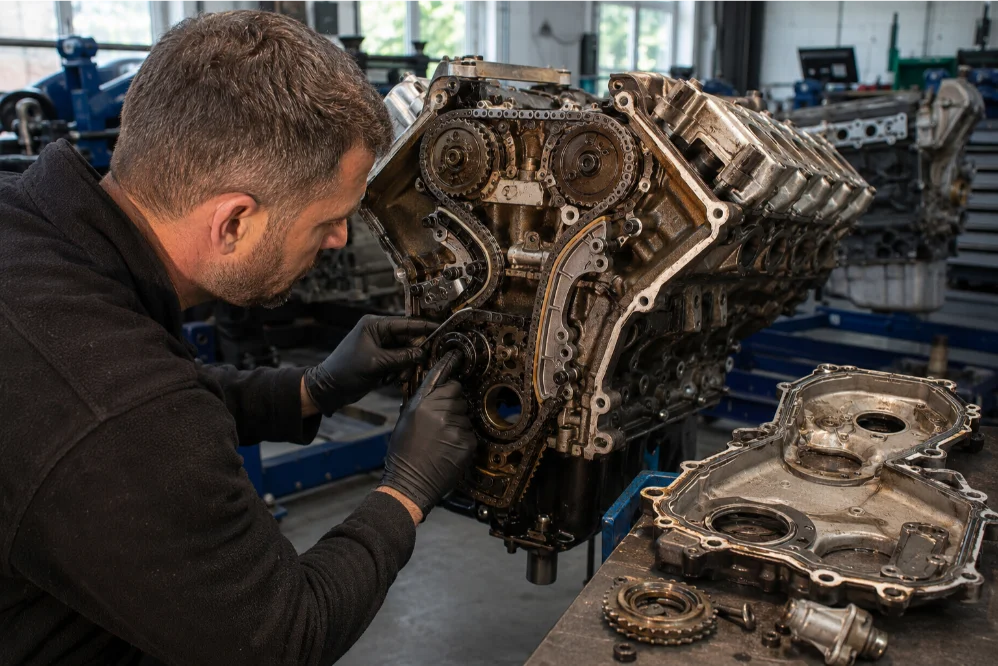 Aston Martin Custom Engine Timing System Repair