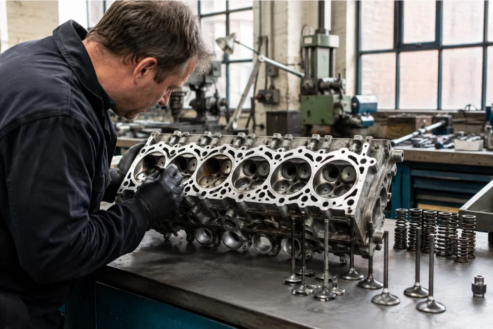 Cylinder Head Inspection Repair Aston Marin Oxford