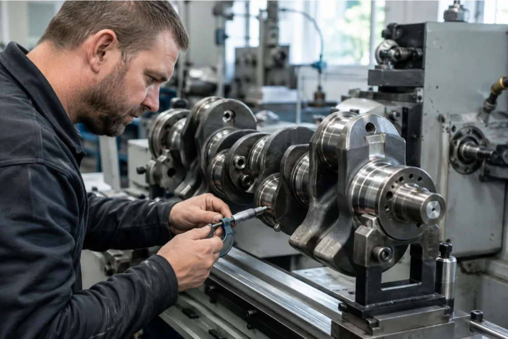 Diesel Crankshaft Inspection Machining Coventry UK