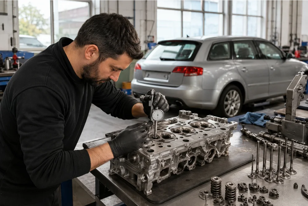 Audi Diesel Cylinder Head Assessment in Manchester, England