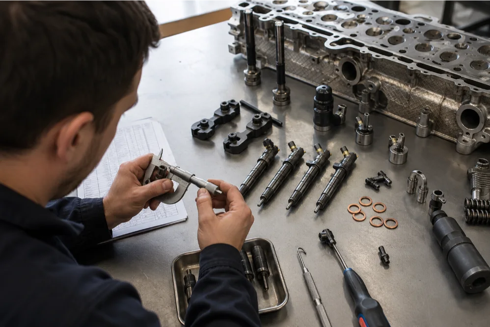Diesel Engine Component Assessment Injector Repair