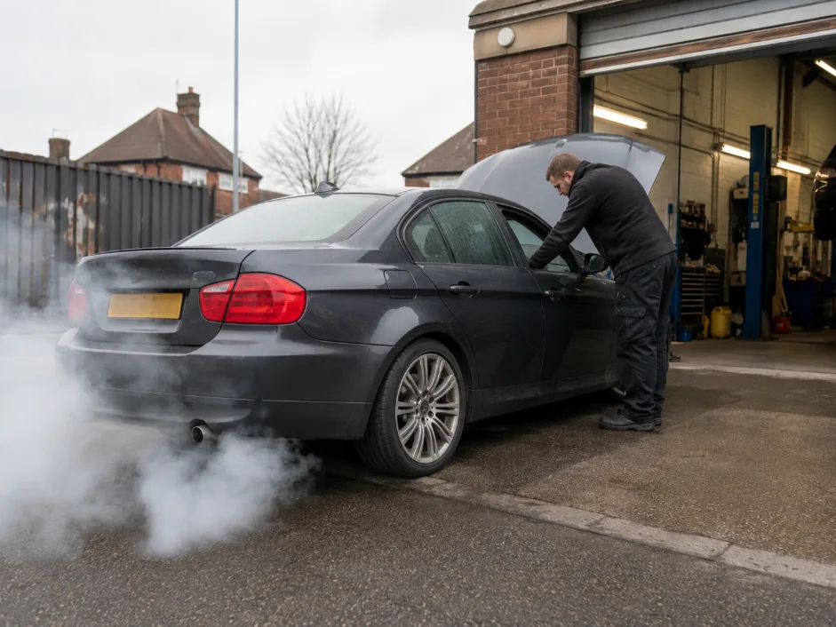 Diesel Engine Warning Signs White Smoke Overheating Peterborough UK