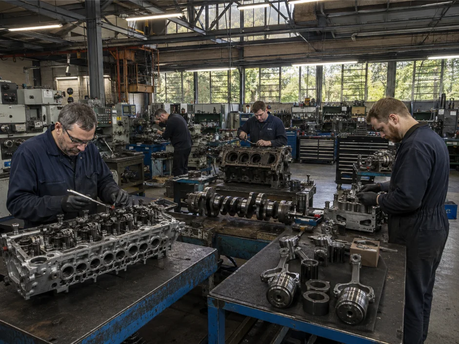 Engine Rebuild Engineering Team Workshop UK