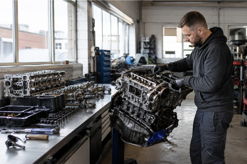 Engine Strip Down Audi Engine Leeds UK