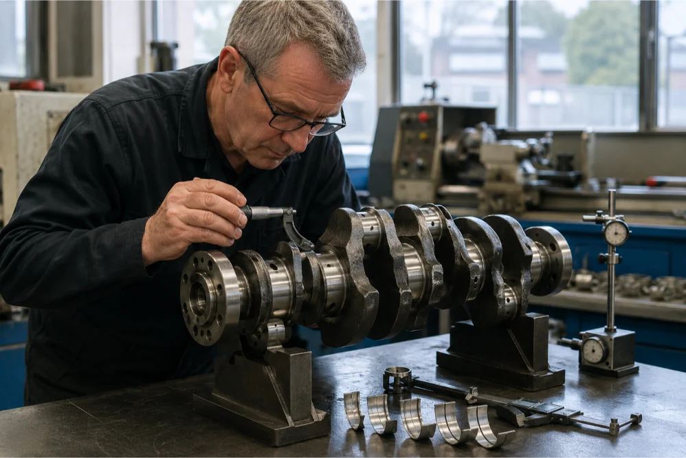 Final Crankshaft Engineering Inspection UK