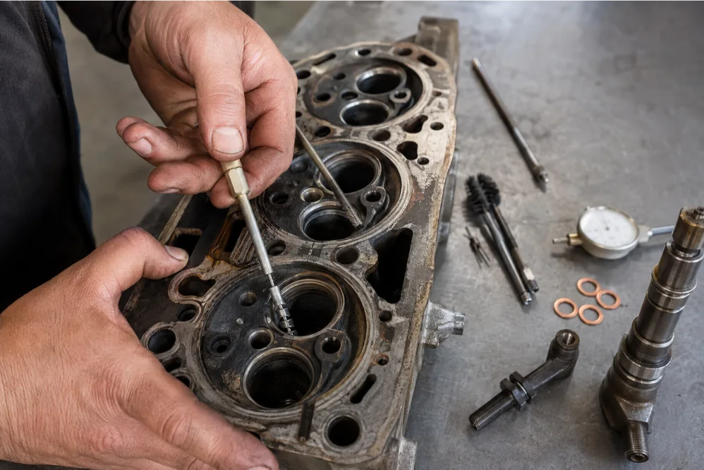 Injector Seat Cleaning Inspection Diesel Engine