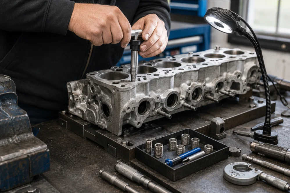 Injector Thread Repair Cylinder Head Services UK