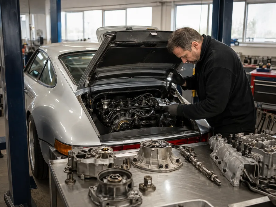 Luxury Porsche Engine Rebuild Specialist Workshop United Kingdom