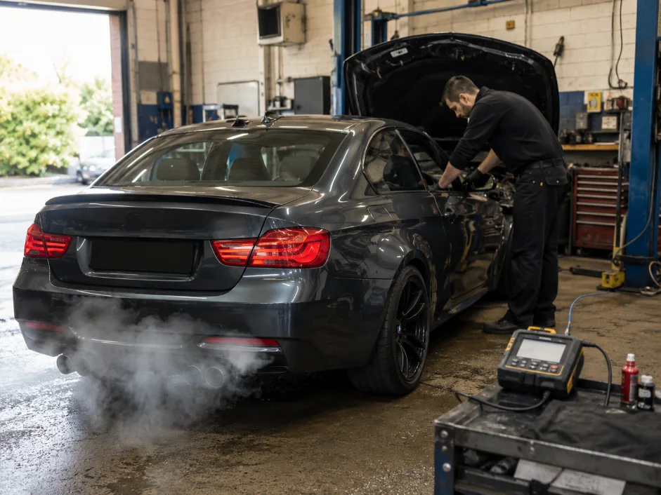 Performance Car Engine Warning Signs due to overheating