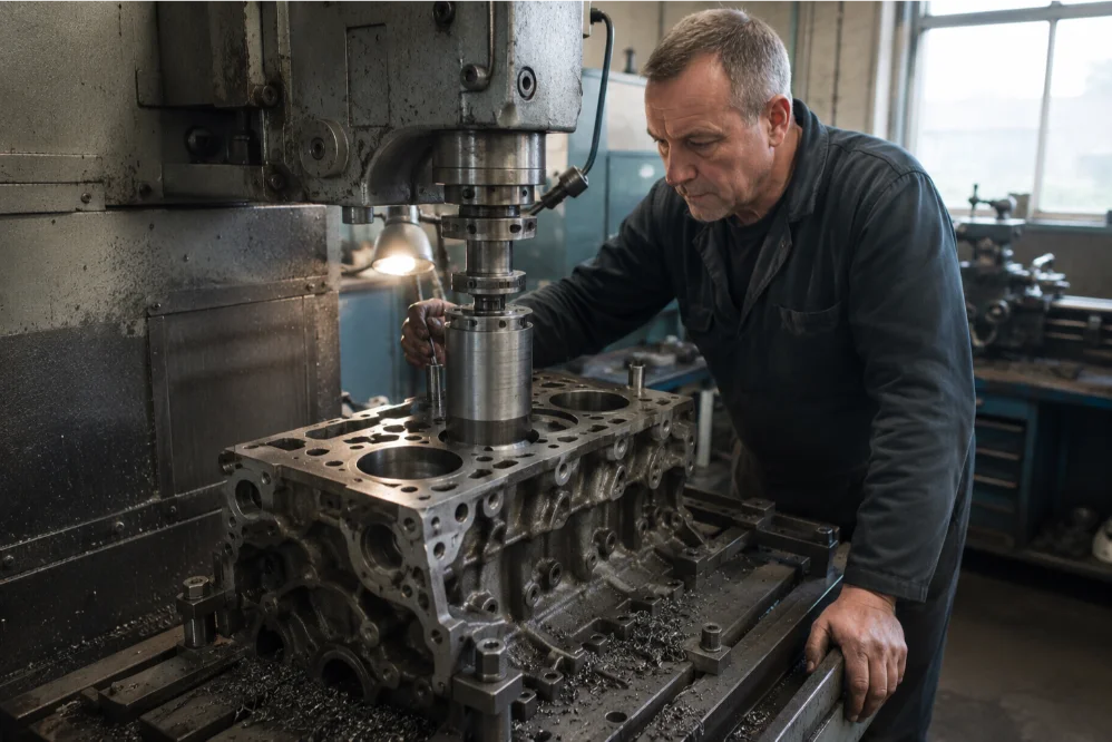 Petrol Cylinder Boring Honing Engine Block UK
