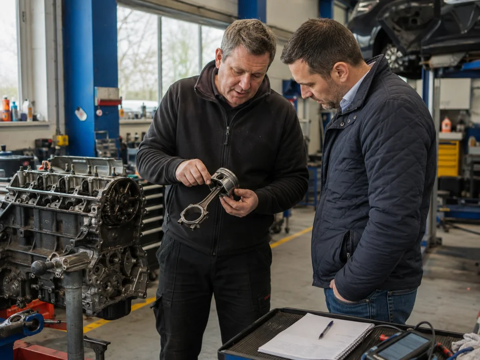 Petrol Engine Rebuild Specialist Customer Consultation Canterbury