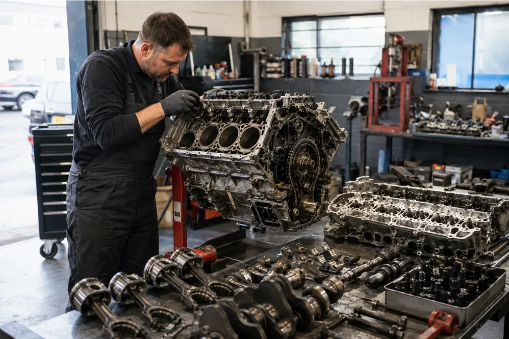 Petrol Engine Strip Inspection Manchester England