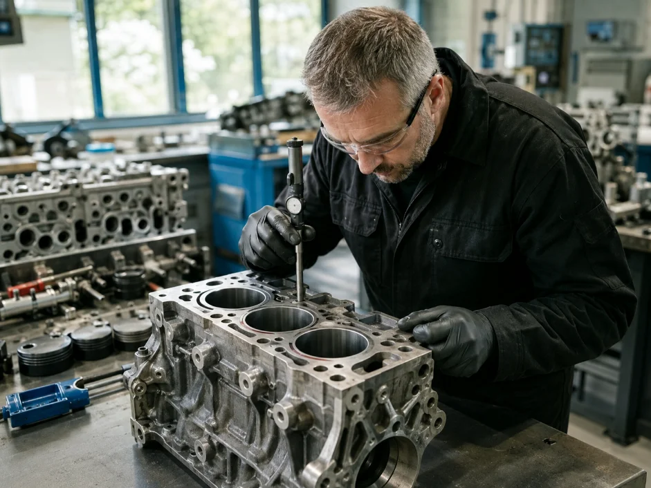 Precision Engine Machining Inspection UK