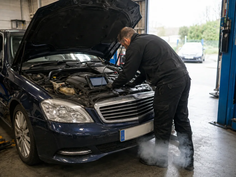 Remanufactured Engine Service required due to white smoke coming out of Engine