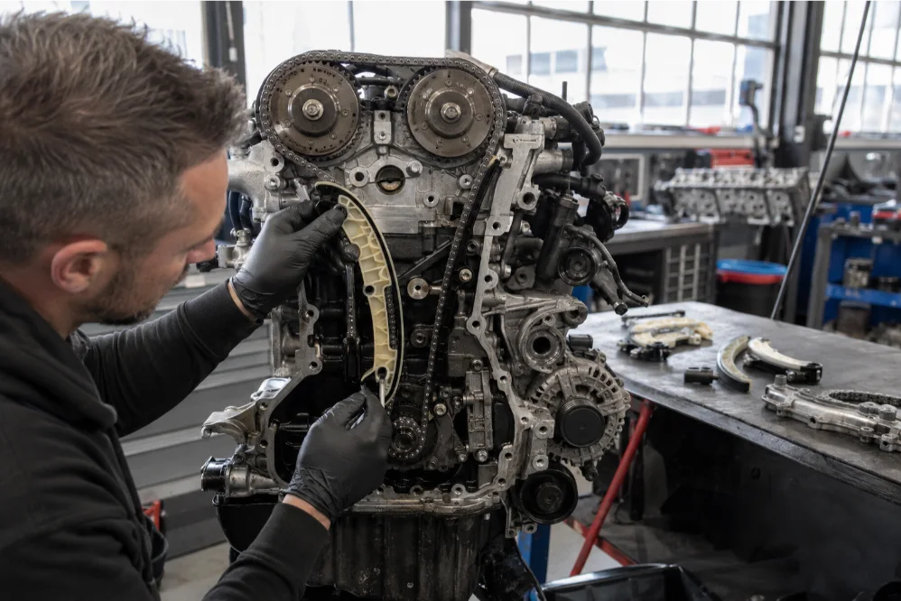 BMW Engine Timing Chain Guide Rail Repair UK
