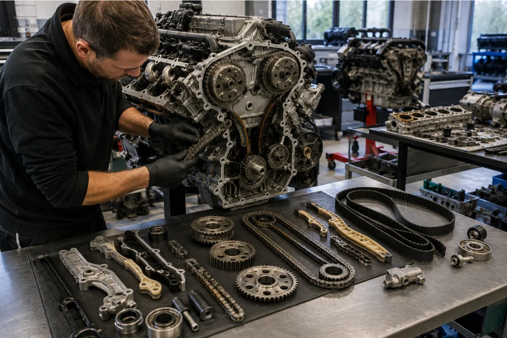 Aston Martin timing chain timing belt repairs UK