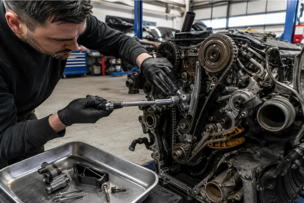 Timing Tensioner Replacement Porsche Engine UK