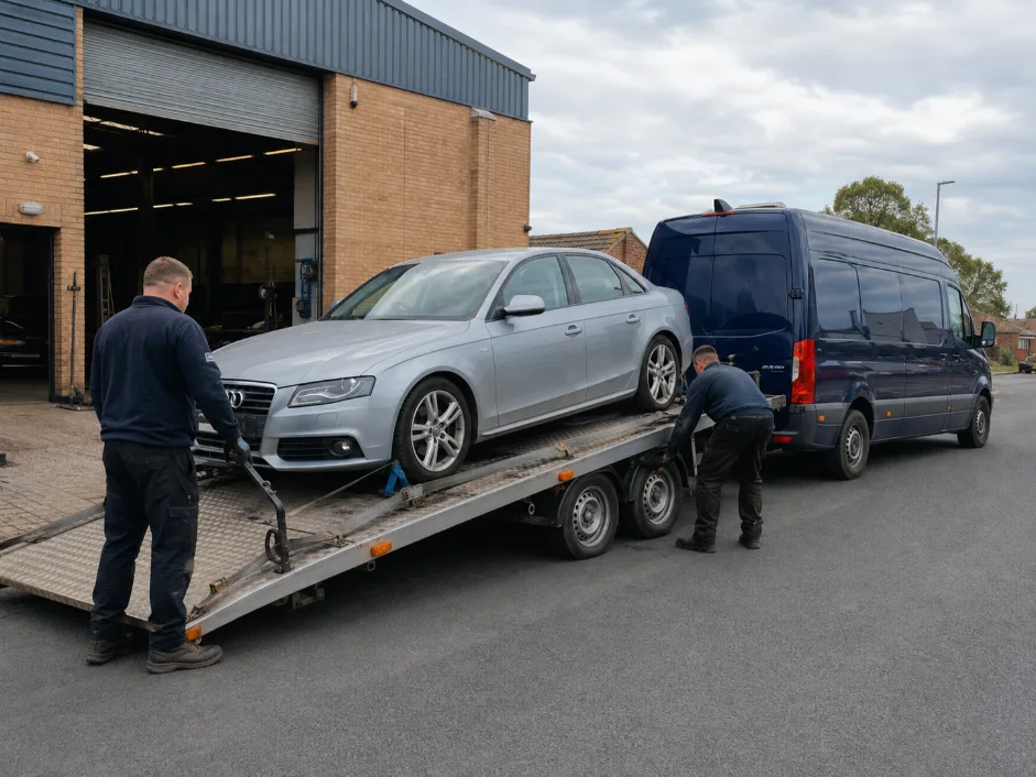 Diesel Engine Vehicle Collection and Transport Service UK