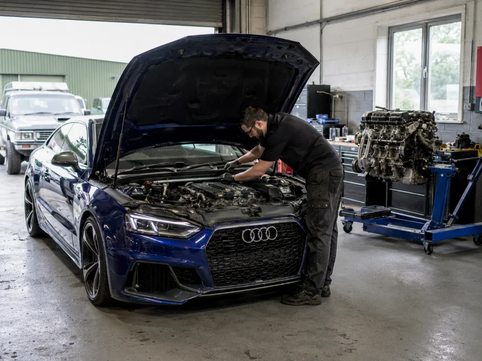 Audi RS Vehicle Engine Repair Workshop UK